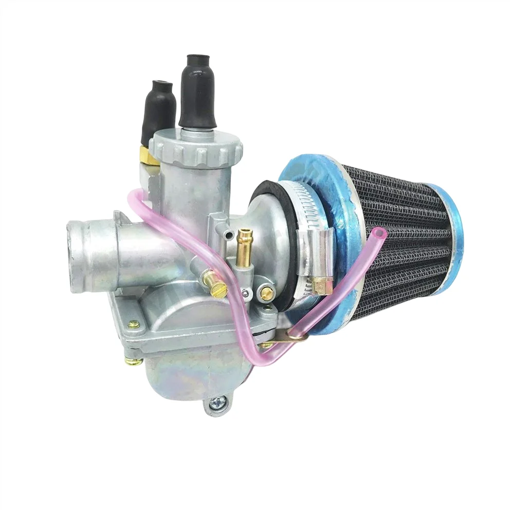 New Carburetor W/Air Filter Fit For SUZUKI AX100 KAWASKI QJ100-M 22mm 100CC 2 Scooter Carb Carburettor free fuel Filter