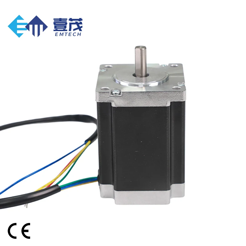 EMTECH 고품질 60BYG250-84 Nema24 오픈 루프 스테퍼 모터 조각기용