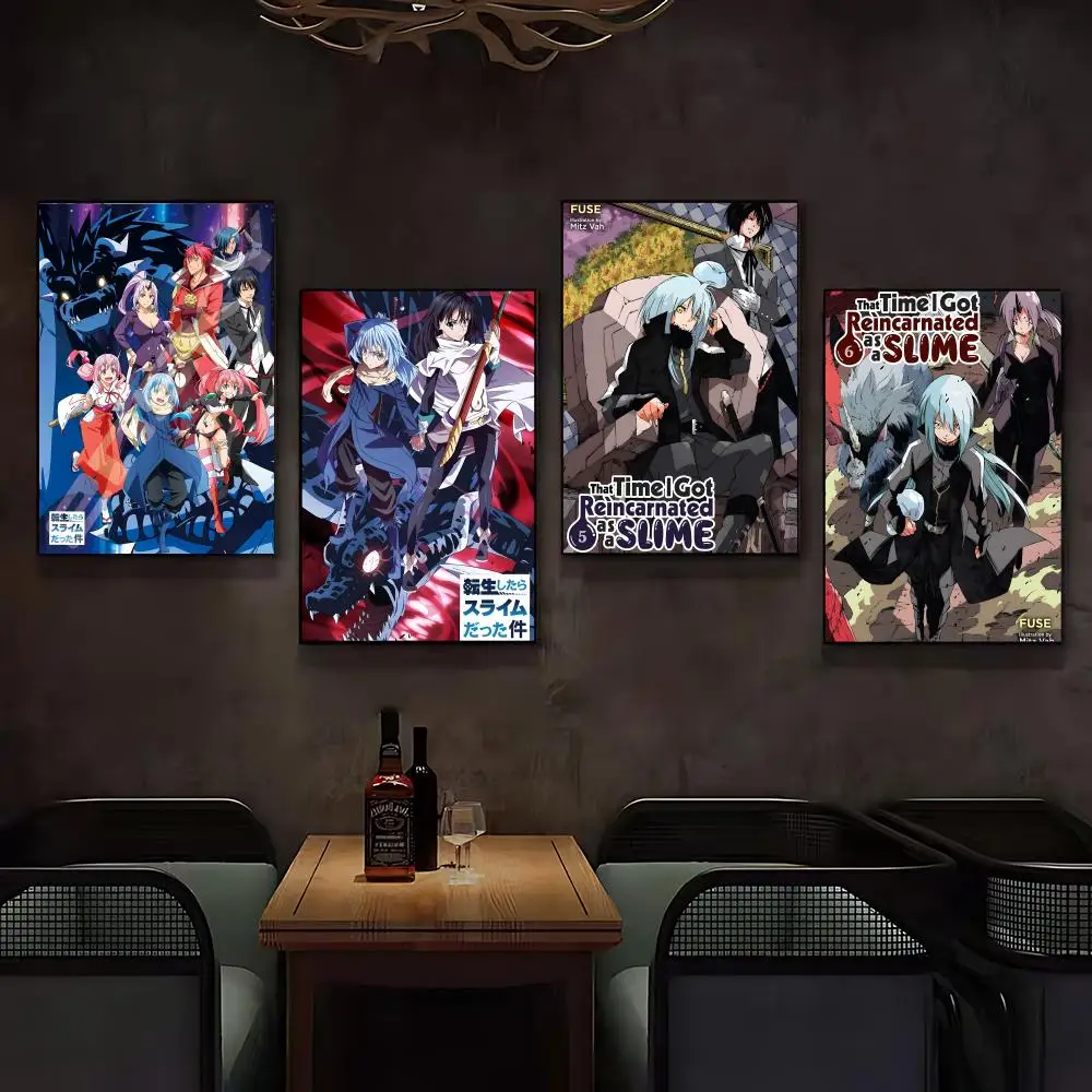 That Time I Got Reincarnated as a Slime Poster Posters Anime Room Decor Decoration Movie Backpack Wall Interior Music Wall Art