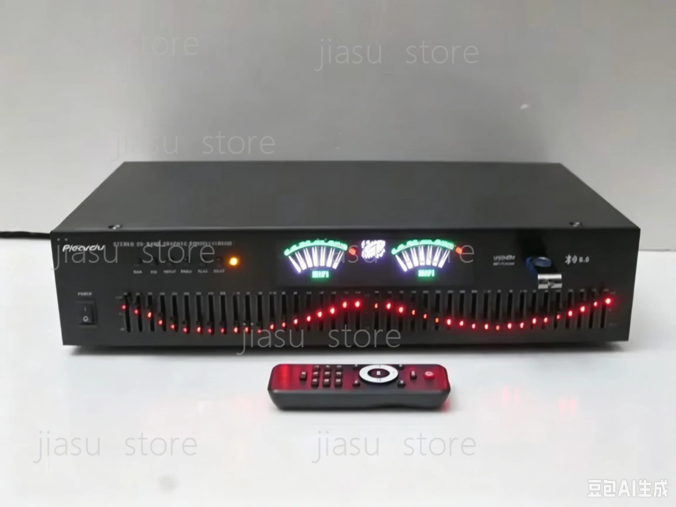 5.0 Bluetooth Stereo Audio Card with Remote Control, Dual 20-Band EQ HIFI Equalizer, Treble Mid Bass Tuning
