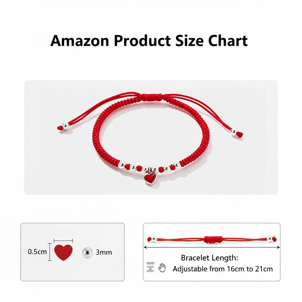 La Monada 925 Sterling Silver Red Braided Cord Heart Charm Adjustable Rope Bracelet Fine Wrist Jewelry For Women