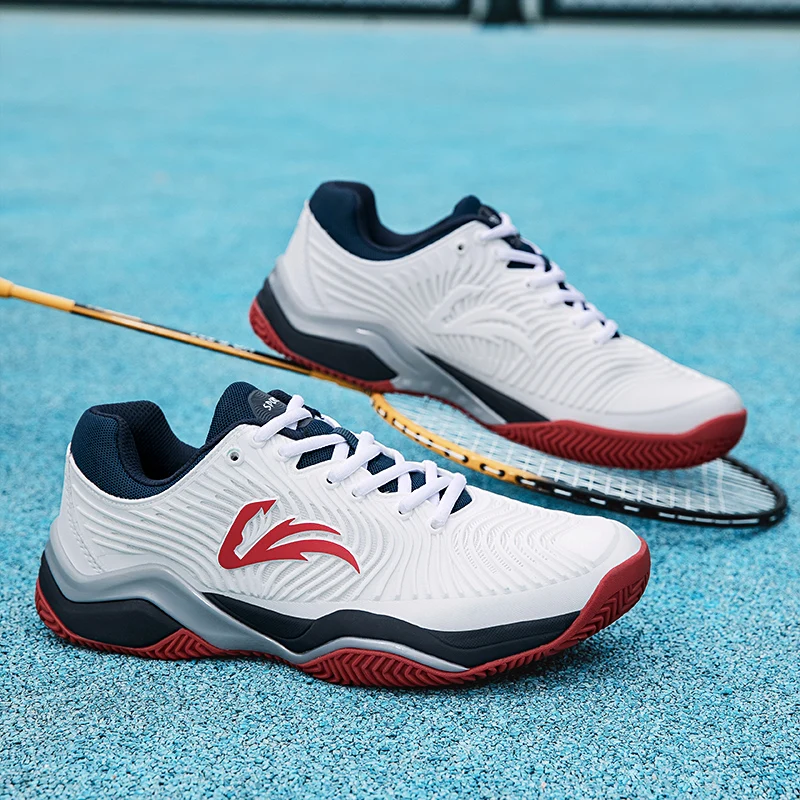 Sepatu tenis profesional, sepatu badminton, sepatu latihan komprehensif dan tahan aus, sepatu anti selip dan guncangan abs