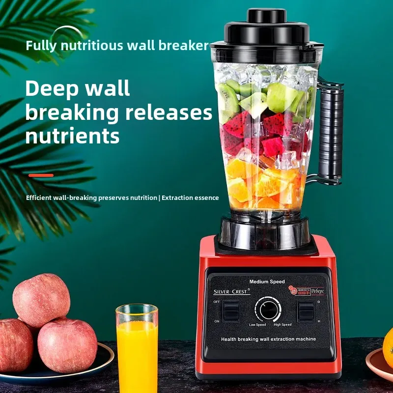 Multifunctional Blender Machine Food Processor Grinder Shaker English Version Stock Available 110V Power Supply Plastic Cup