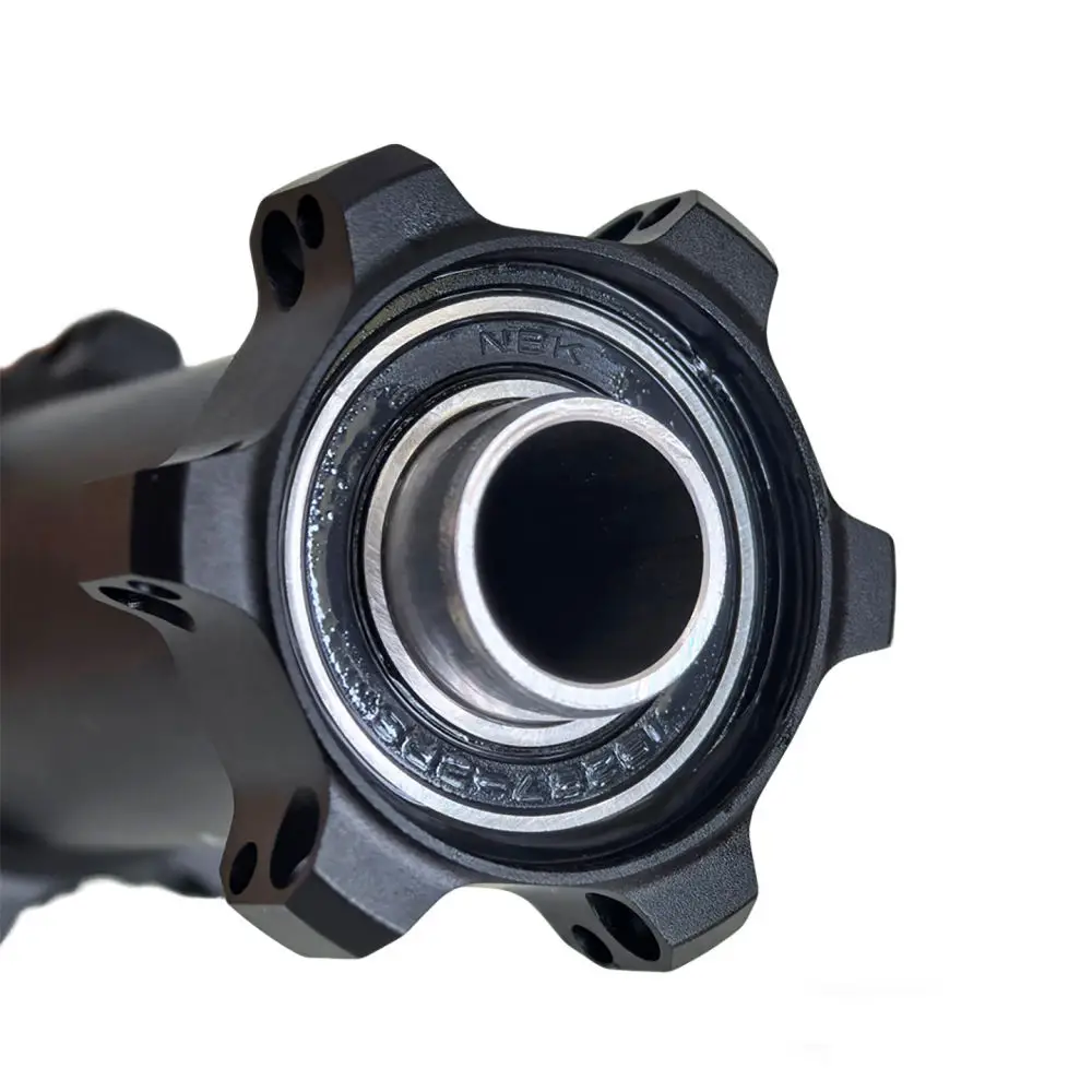 Center Lock Front Hub Road Bike 24 Hole Straight Pull 12x100mm Thru Axle Lightweight Bearing Bicycle Wheel Accessory