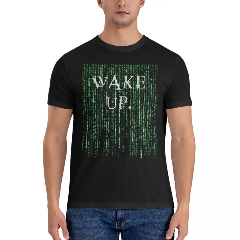 

Men Up T Shirt The Matrix 100% Cotton Clothing Cool Short Sleeve Round Neck Tee Shirt 6XL T-Shirt