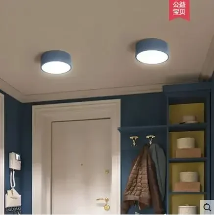 Aisle Corridor Simple Modern Macarons Suspended Colorful Balcony Kitchen Porch Entrance Lights