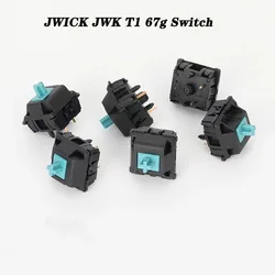 JWICK JWK T1 V2 Tactile Switch Nylon 67g Gaming Mechanical Keyboard Blue Mx Switch Factory Lubed 5 Pin Hotswap Custom Gamer Axis