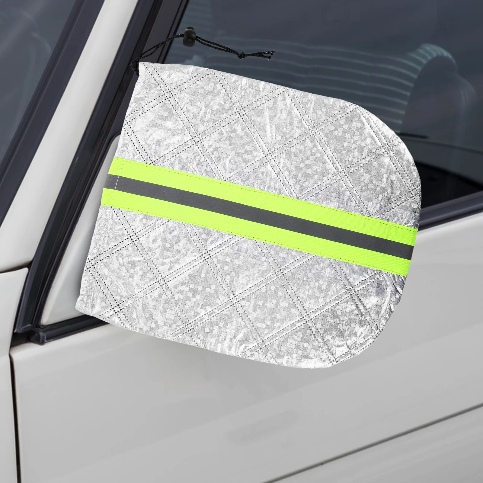 

2pcs Rearview Mirror Cover Waterproof Snow Car Side Mirror Guard Universal Fits Most Cars Easy Installation Long Lasting