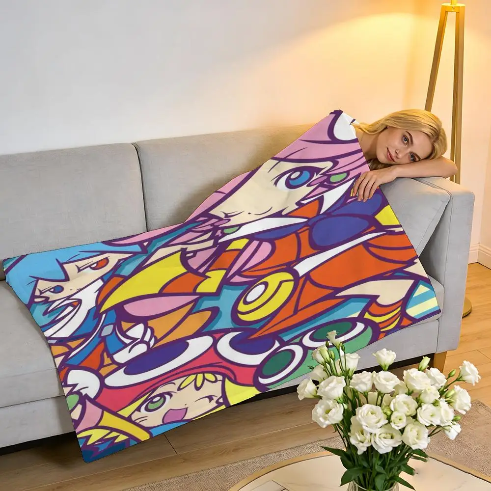 

Плюшевое одеяло Puyo Pop Fever из короткого ворса высокой плотности, мягкое, для дивана и комнаты с кондиционером.