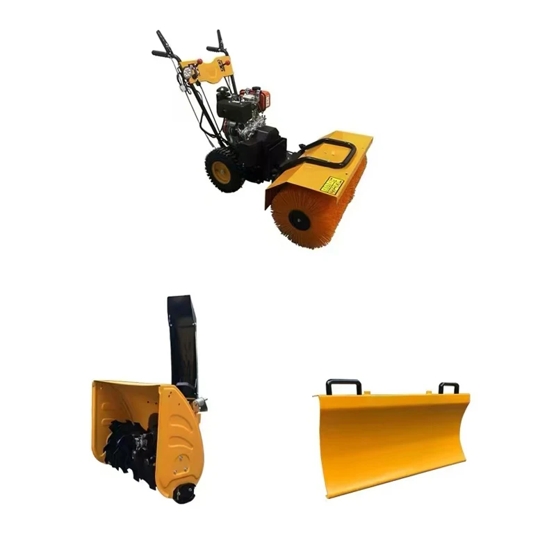 Heavy-Duty Rotary Steel Wire Snow Sweeper Brushes - Wafer Ring Design for Winter Road Cleaning & Street Maintenance
