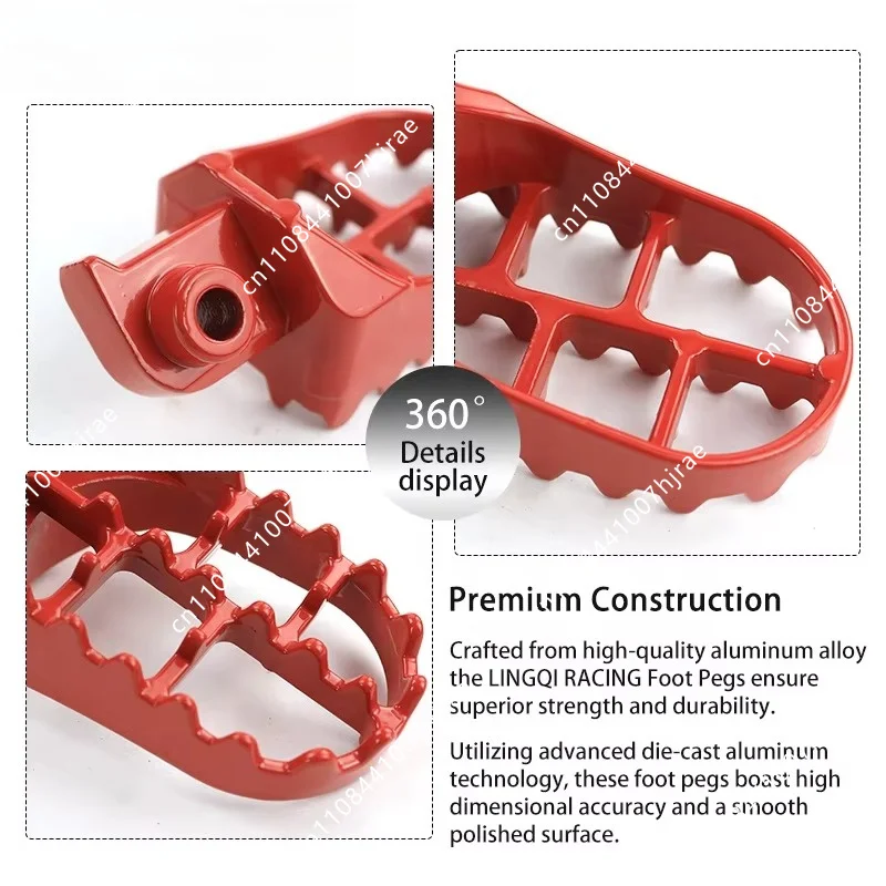 Modified Foot Pegs Footrest Pedals Universal Parts Suitable For Off Road Dirt Bike Racing Motorcycle Replacement Accessories