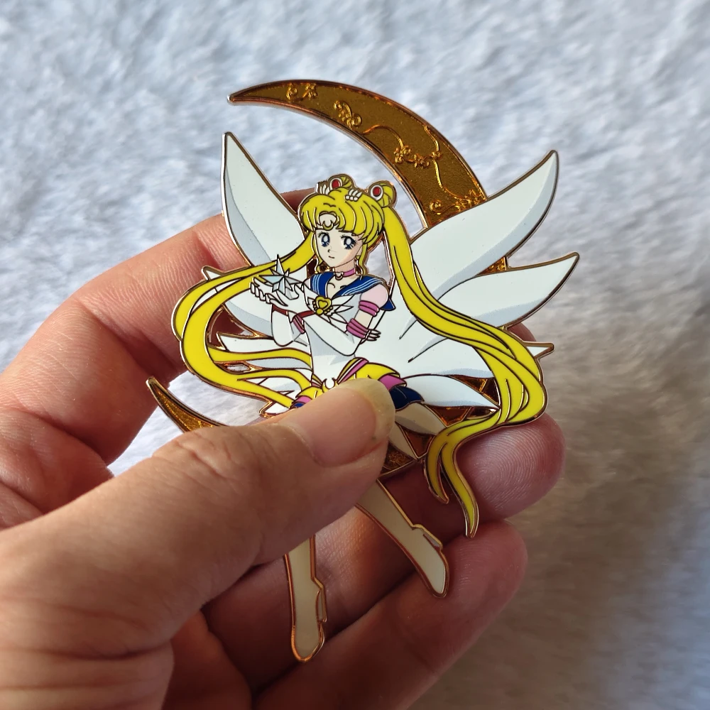 A Variety Of High-End Anime Enamel Badges, Beautiful Girl Enamel Brooches, Magic Girl Brooches, Clothes, Backpacks And Decorativ