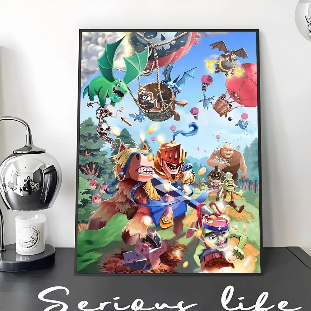 Game C-Clash Royales Good Quality Prints and Posters HD Quality Poster Wall Art Painting Study Home Decor