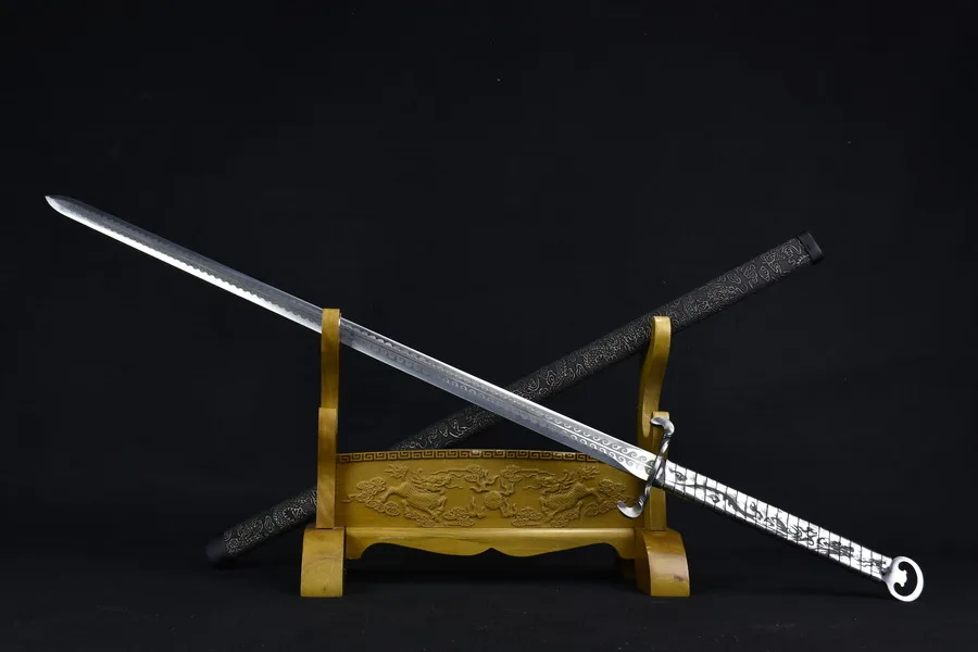Medieval Japanese samurai sword Battle Preparation full tang Stainless steel katana Combat Training European Knight weapons view 3