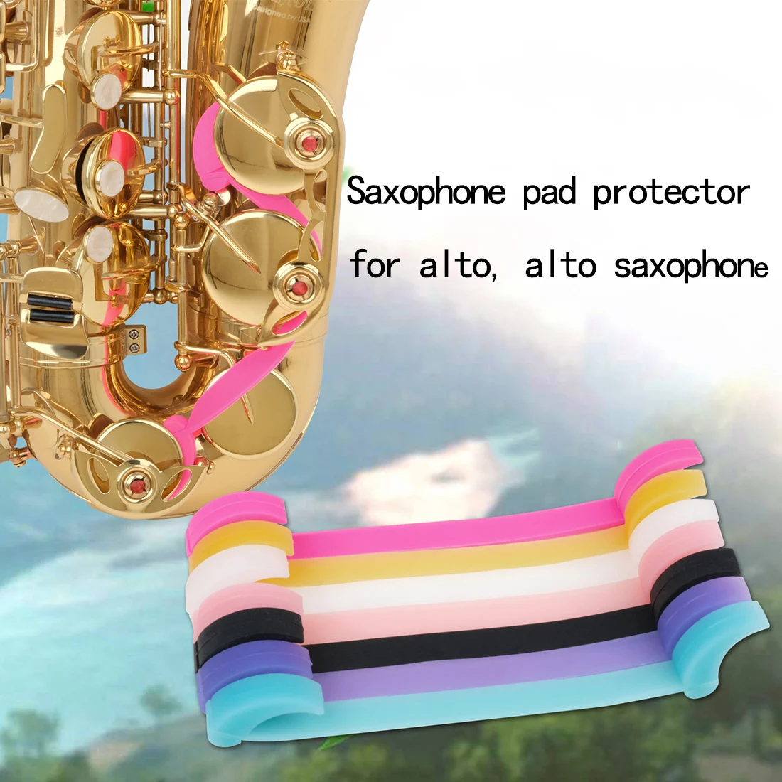 Saxophone Key Props Sax Pad Anti-Sticking Tool Silicone Saxophone Leather Pad Protector Alto/Tenor Saxophone Accessories & Parts