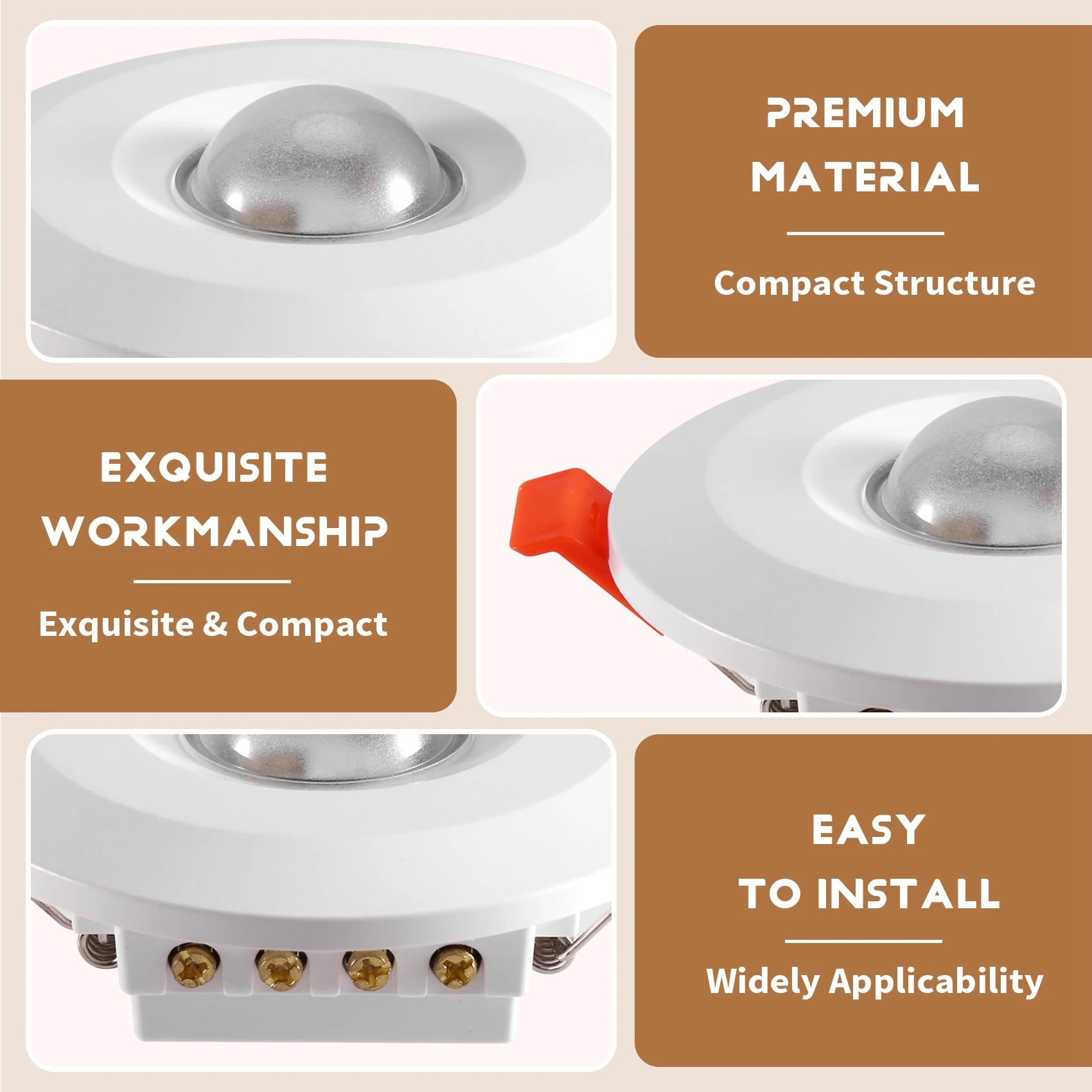

Датчик движения Y43A, 24G, регулируемый радарный датчик присутствия, подходит для коридоров, проходов, лестниц, входных групп