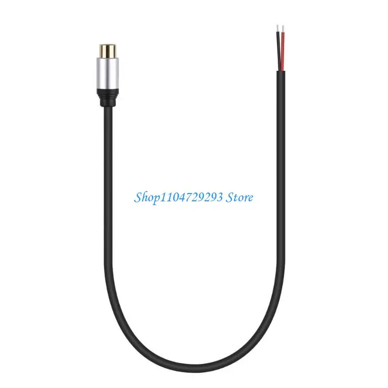 

Y2GD Flexible Auditory Adapter Cable Auditory to Bare Wire Open End Pigtail Seamlessly Connection For Speakers Amplifiers