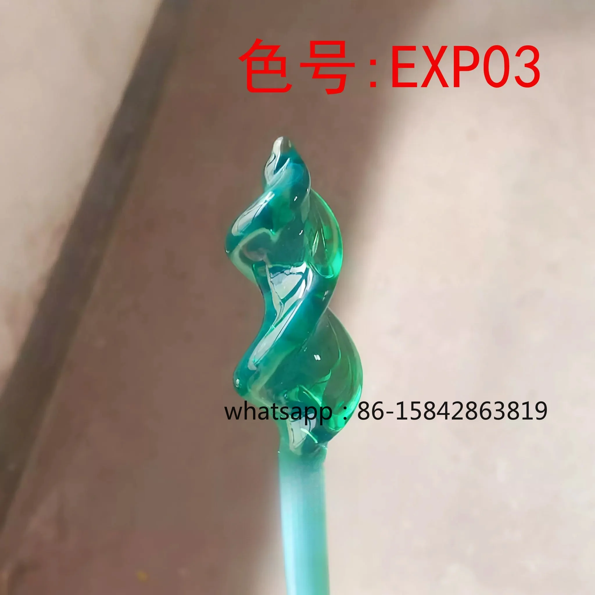 EXO03 Transparent High Borosilicate Lamp Worker Burning Glass Rod Hard Material Burning Glass Color Material