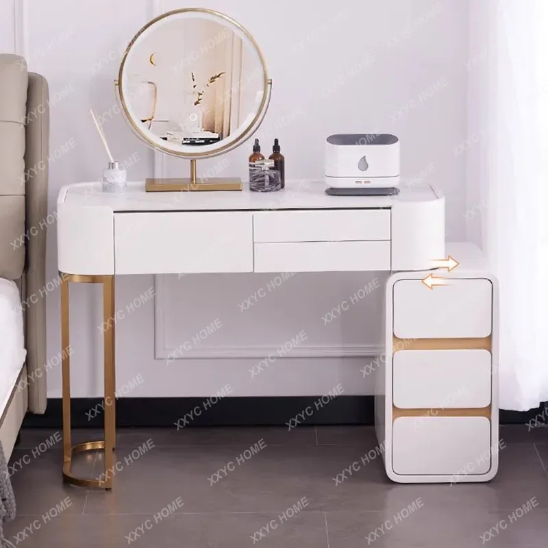 XXWhite Modern Vanity Table Living Room Accessories Makeup Vanity Table Womenn Mesa Postmodern Furnitur