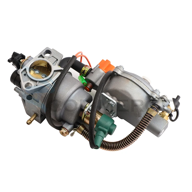 GX390 5KW السيارات الاختناق مولد البنزين المكربن LPG NG المكربن المزدوج الوقود LPG تحويل عدة مولد أجزاء 188F 190F 15HP #3