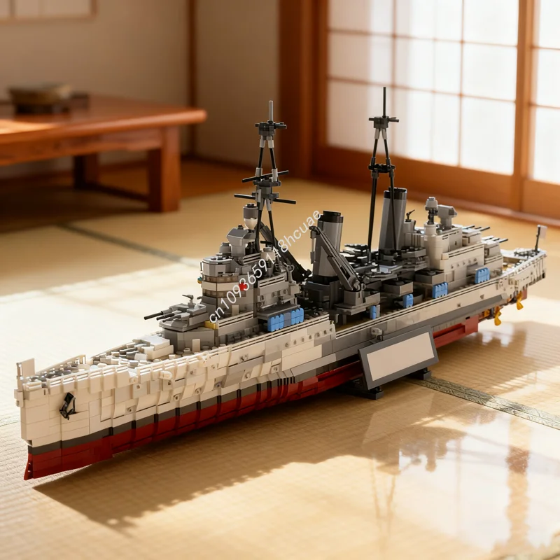 

5557 шт. MOC HMS Belfast Refit Creator Experted модель строительные блоки игрушка сборка творческая идея кирпич рождественские подарки на день рождения
