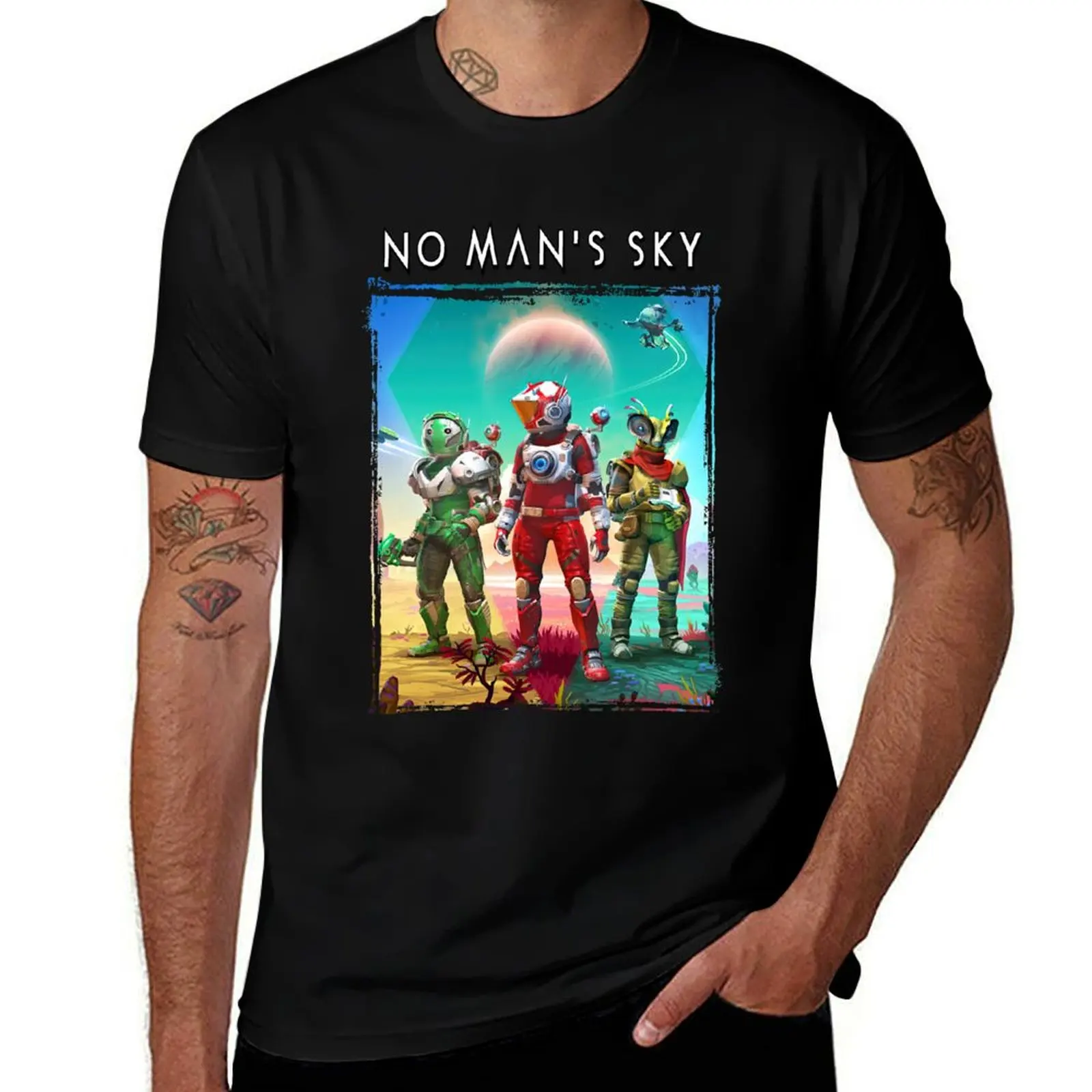 Funny Gifts For No Mans Sky Alien More Then Awesome T-Shirt Sporty Casual Quick Dry T-Shirt