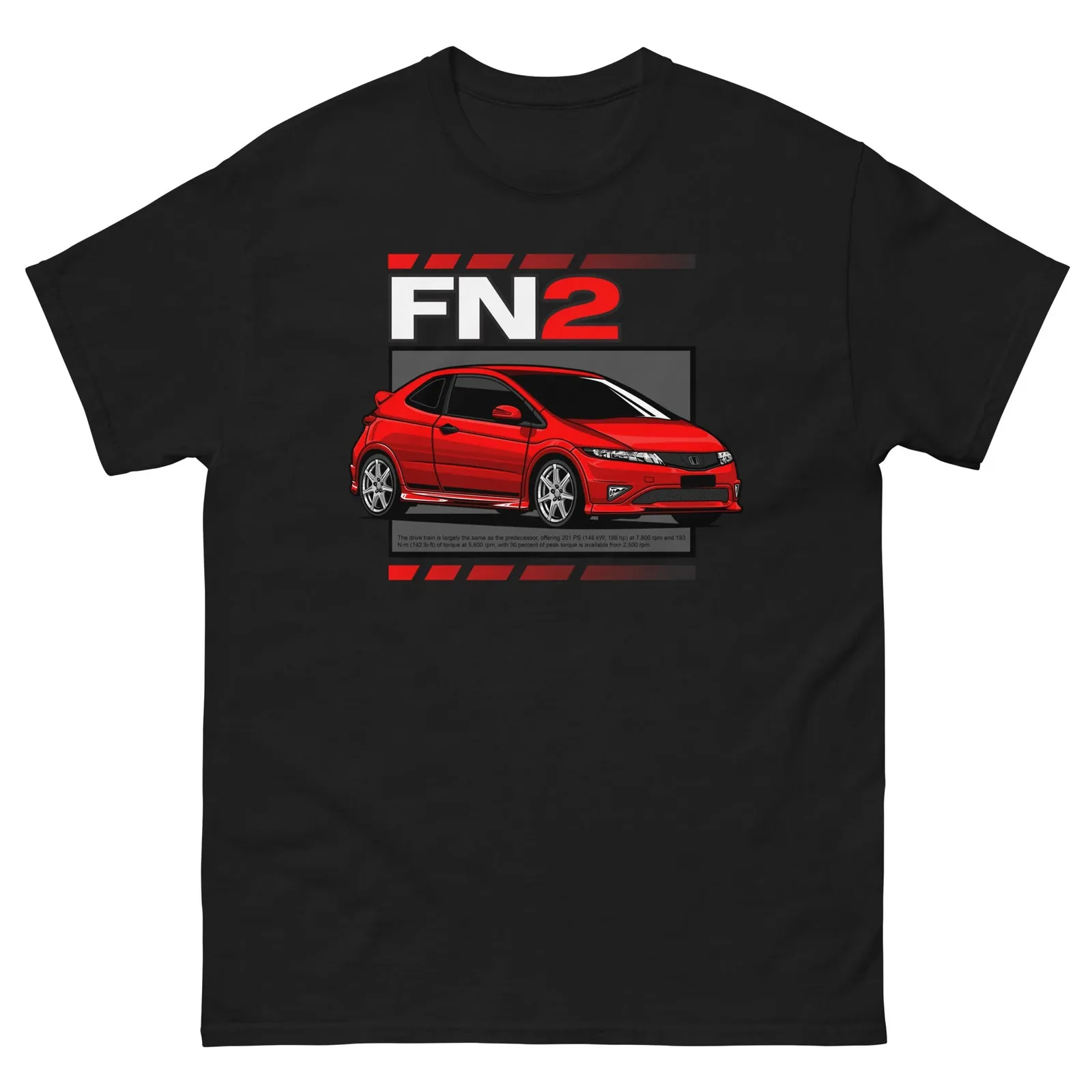 FN2 type R hatchback T-shirt