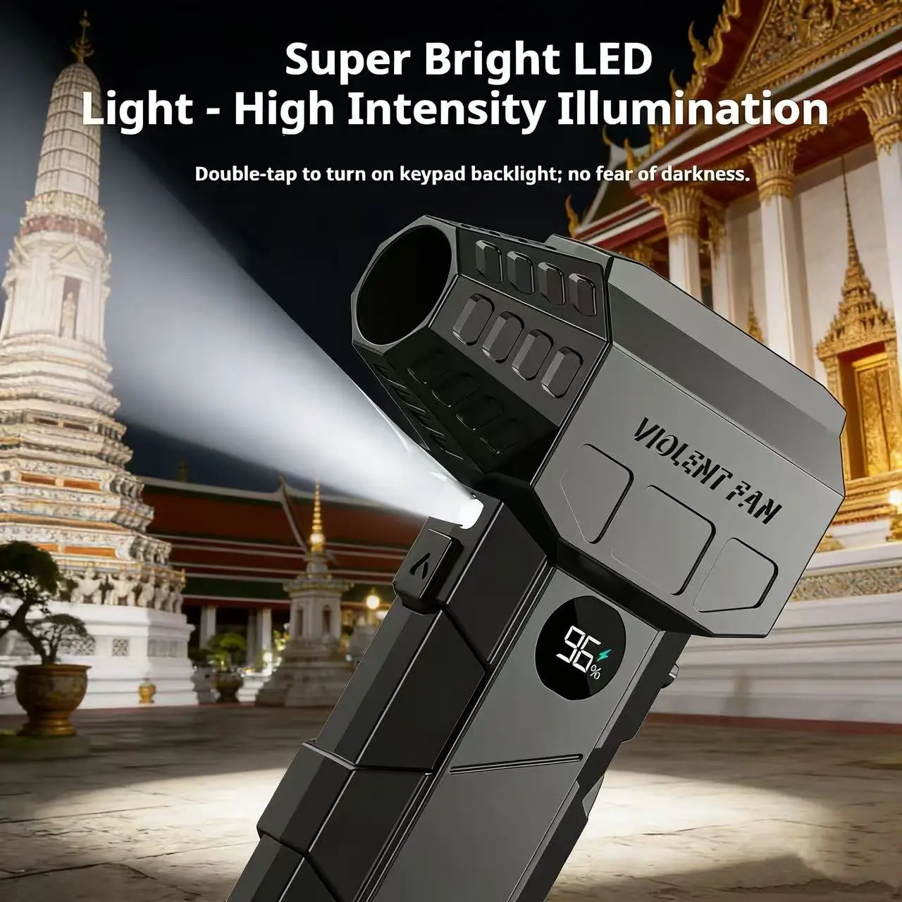 

Турбовентилятор X5 MAX с двигателем 990000 об/мин, мощный бесщеточный вентилятор, скорость 75 м/с, аккумулятор 10000 мАч, сильный поток воздуха