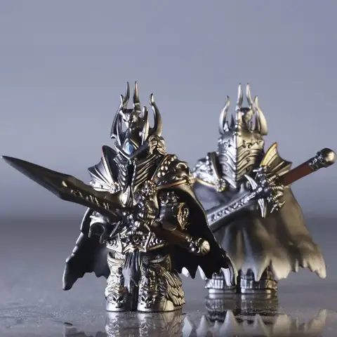 Lich King 중세 라운드 테이블 기사 빌딩 블록 애니메이션 Sir Kay/Gaheris 벽돌 액션 피규어 컬렉션 모델 인형 장난감 선물