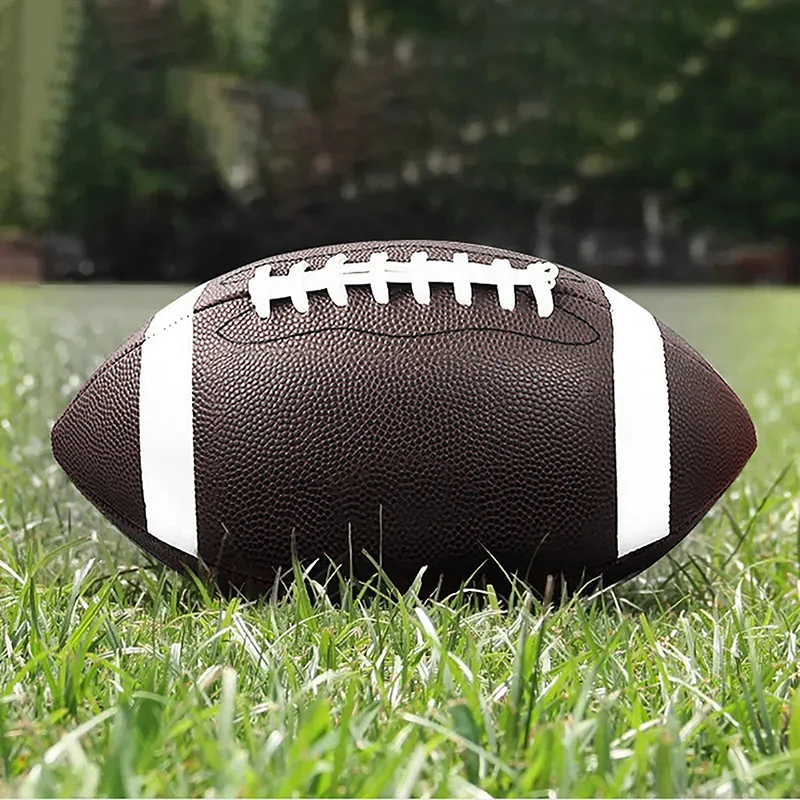 

Футбольный мяч стандартного размера 8,5 дюймов для американского футбола, регби и ассоциативного футбола, для мужчин, женщин и детей, спортивный мяч.