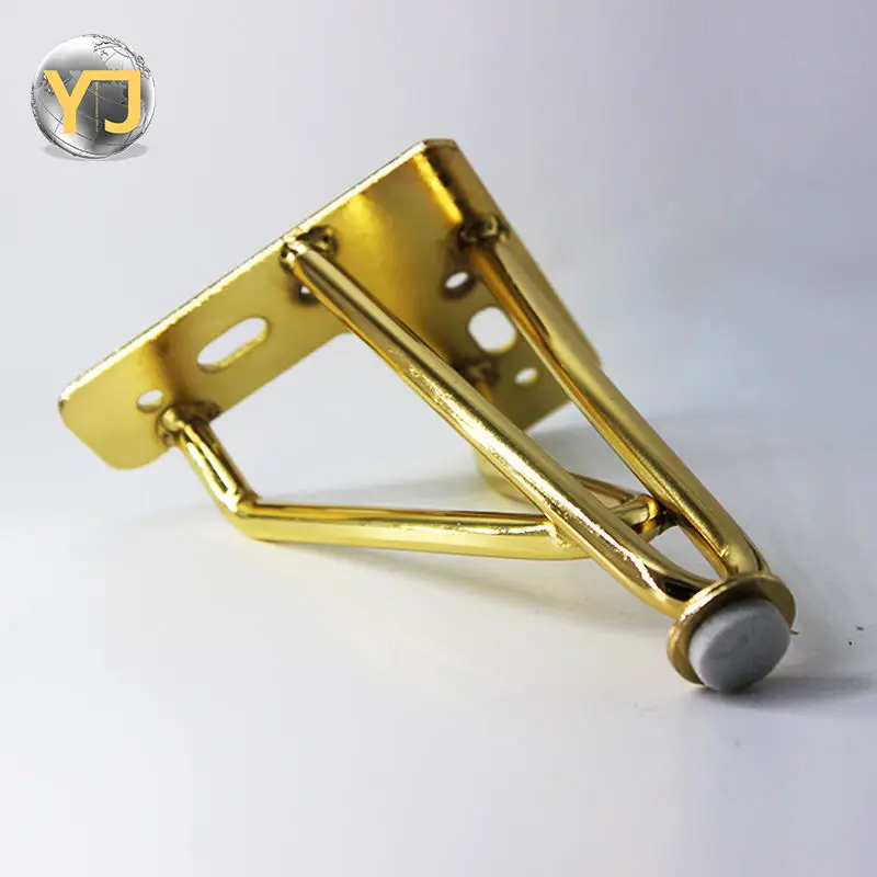 4pcs Ultra high quality metal sofa table legs, iron art gold sofa leg furniture