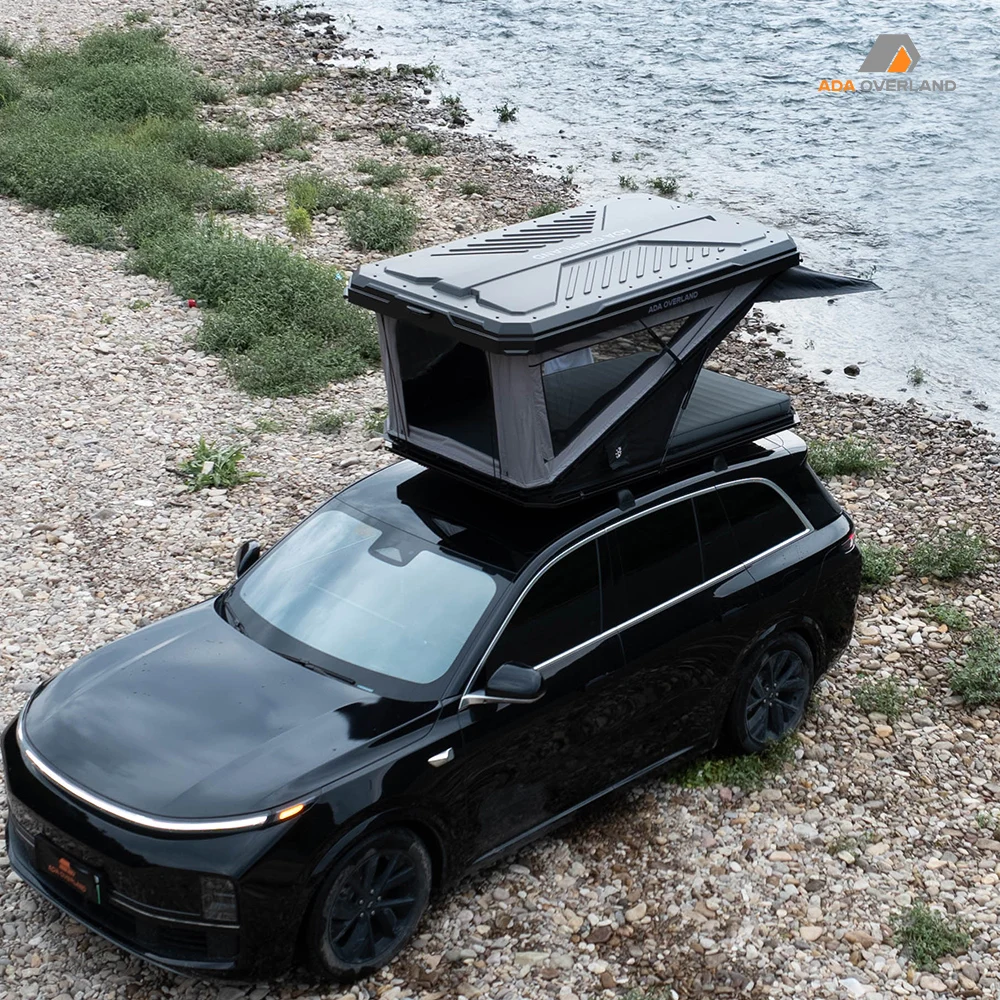 

Tent Roof Top Tent Hard Shell Anti-Uv Abs Material Windproof Foldable Tent For Truck & SUV Camper