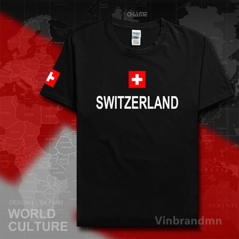 Swiss Confederation Switzerland T Shirts Man 2023 T-shirts Nation Team Cotton Tees Fans Country CHE CH Confoederatio Helvetica