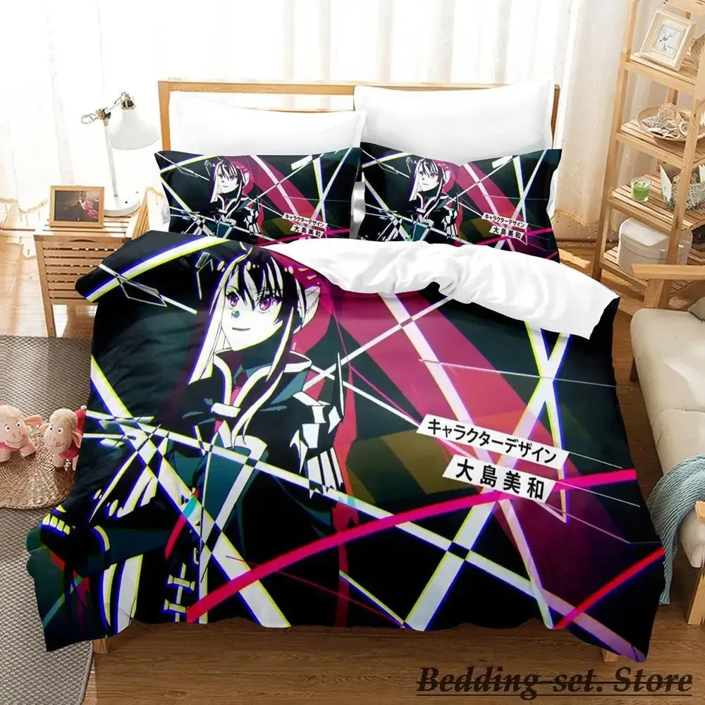 Black Summoner Bedding Set Single Twin Full Queen King Size Bed Set Adult Kid Bedroom Duvetcover Sets Anime parure de lit Bed