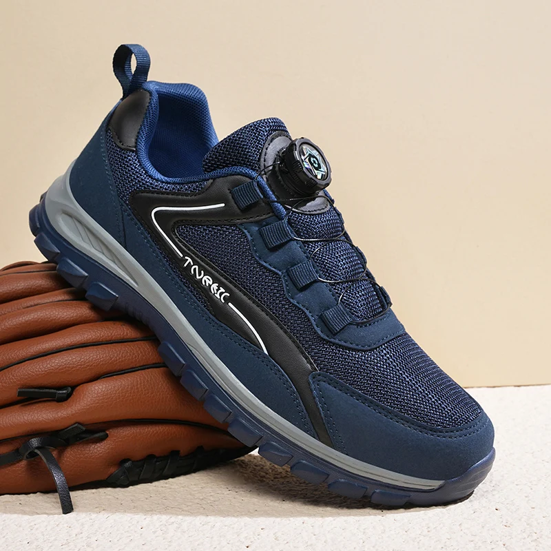 YRZL 2025 أحذية رياضية للرجال أحذية رياضية للجري خفيفة الوزن قابلة للتنفس أحذية رياضية مضادة للانزلاق أحذية مشي غير رسمية سهلة الارتداء مقاس 48 #2