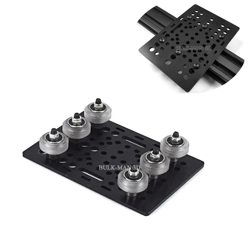 V-Slot Gantry Plate Set 20 - 80mm with Solid V Wheel Kit for Aluminum V-Slot Profile CNC Machine Parts