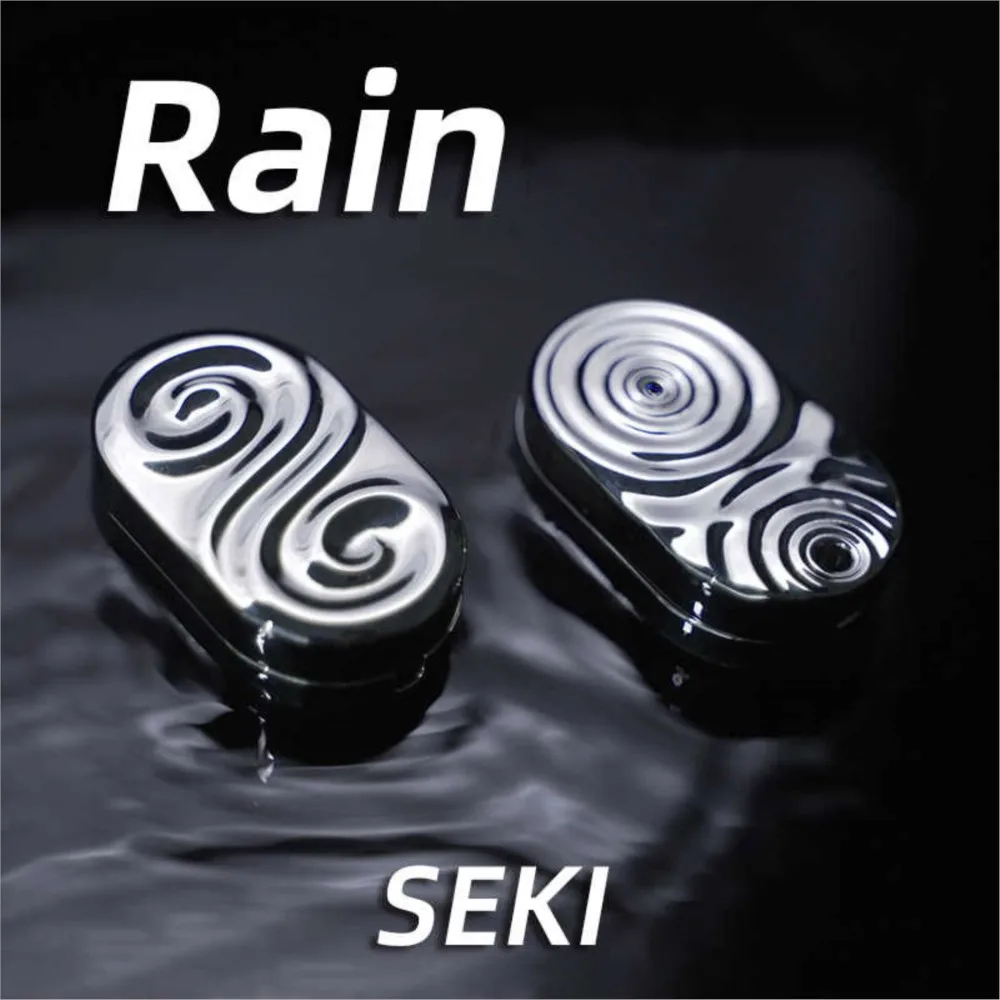 Seki Rain 2.0 Intensive Mechanical Rotary Push Slider Stainless Steel Fidget Sliders Desk Toy