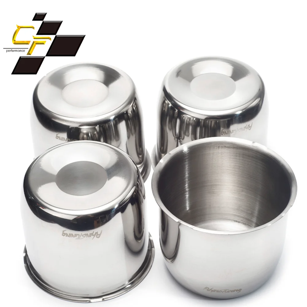 1pc/2/4pcs 108mm 4.25in Stainless Steel Push Through Center Cap For Rims Hubcap Trailer/Truck Hub Bore 3.66in Tall Dust Hubcap