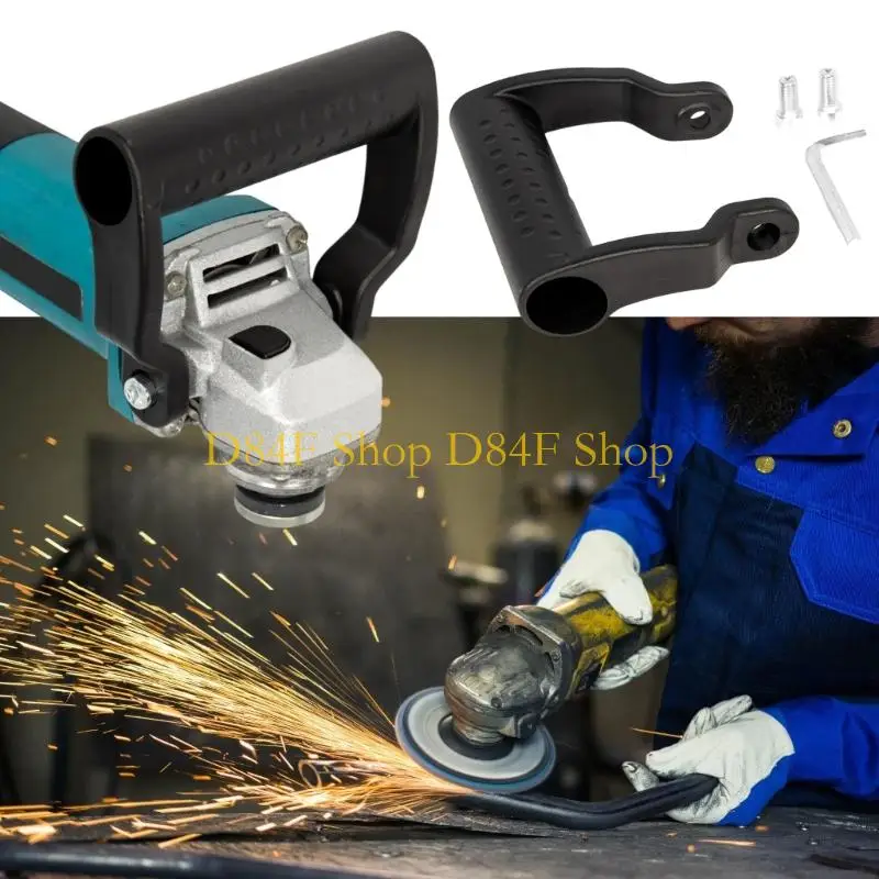 D84F Enhances Stability 100 Type Angles Grinder Handle Minimizes Tool Vibrations Secure Clamp System Mounting Screw Durability