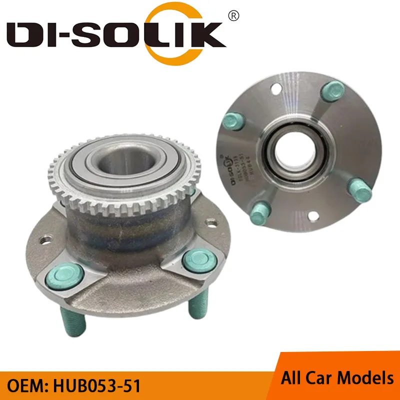 

DI-SOLIK Auto Car Parts Front Wheel Hub Unit Bearing Assembly HUB053-51 for MAZDA 323C Gen 4 Liftback hatchback BG 1989 2000