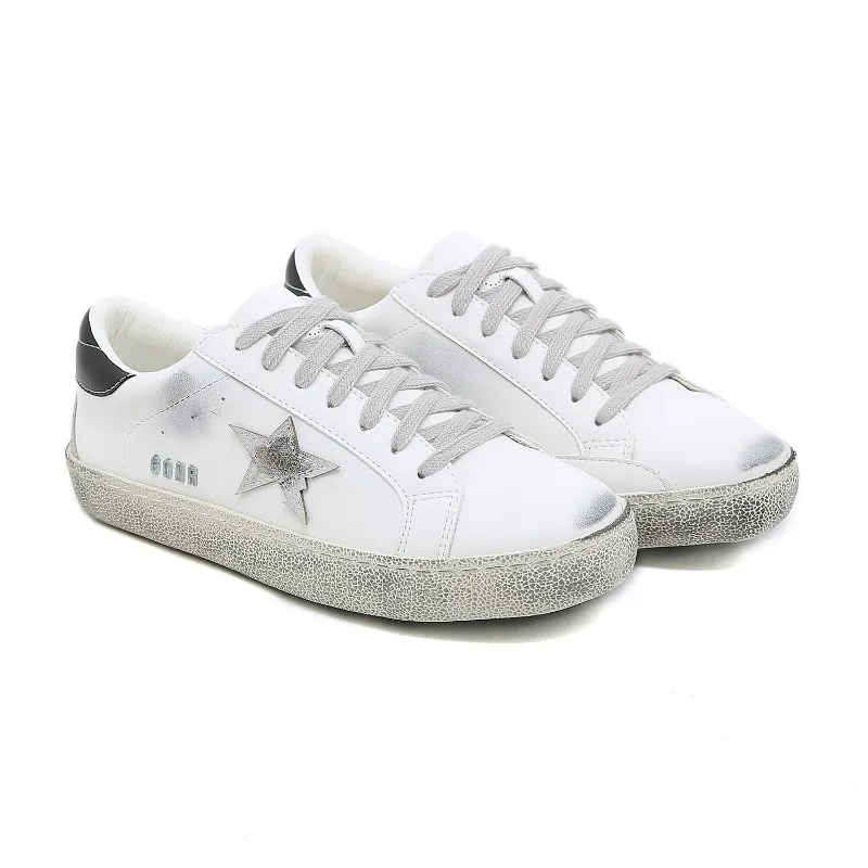 Women Four Season Sports Shoes New Fashion Versatile Old Korean Version White Shoes Dirty Shoes for Men and Women