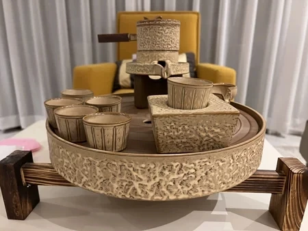 Set da tè in ceramica per uso domestico teiera per la conservazione della salute strumento per il tè Kung Fu cinese