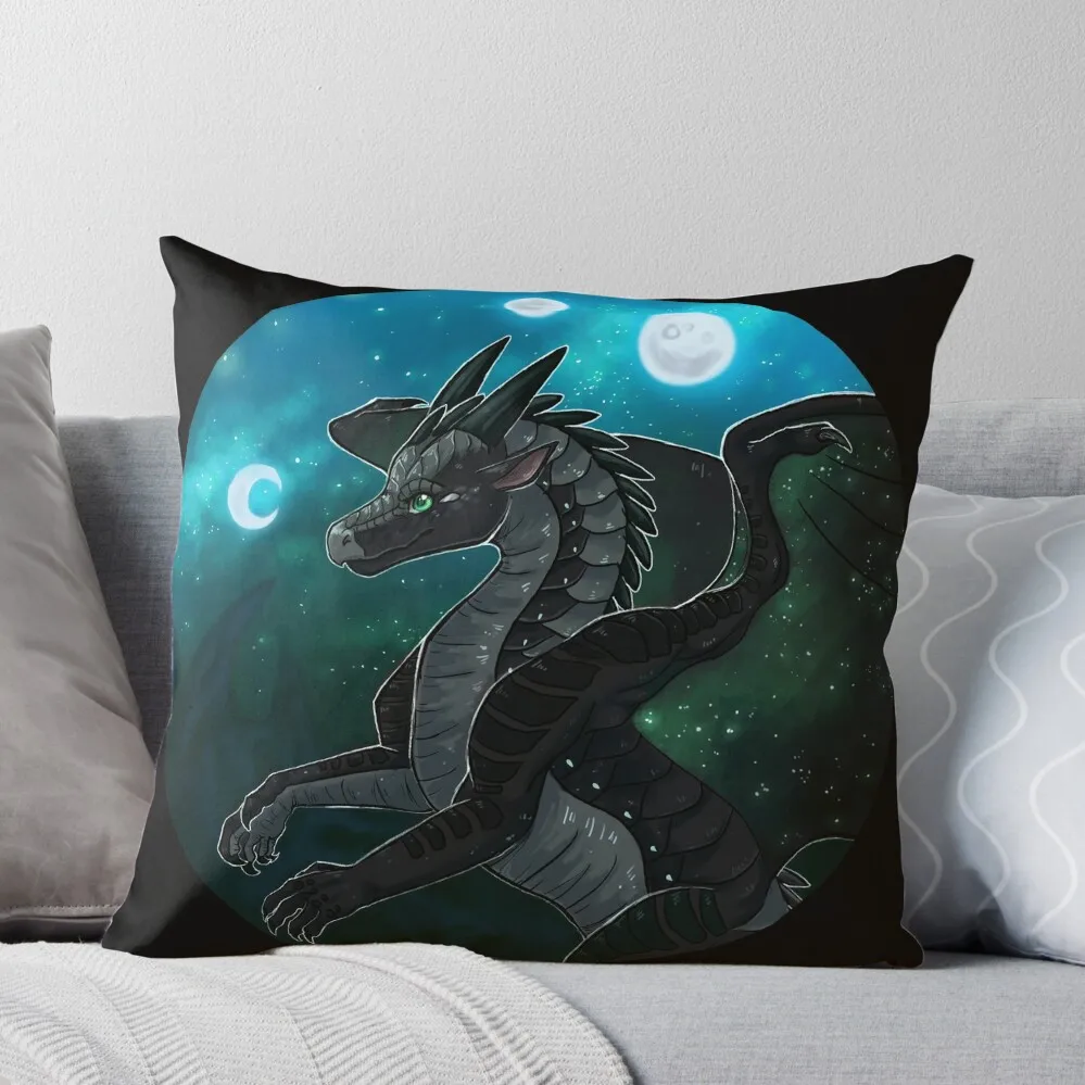 Wings of Fire - Moonwatcher Throw Pillow pillow cover luxury Decorative pillow case