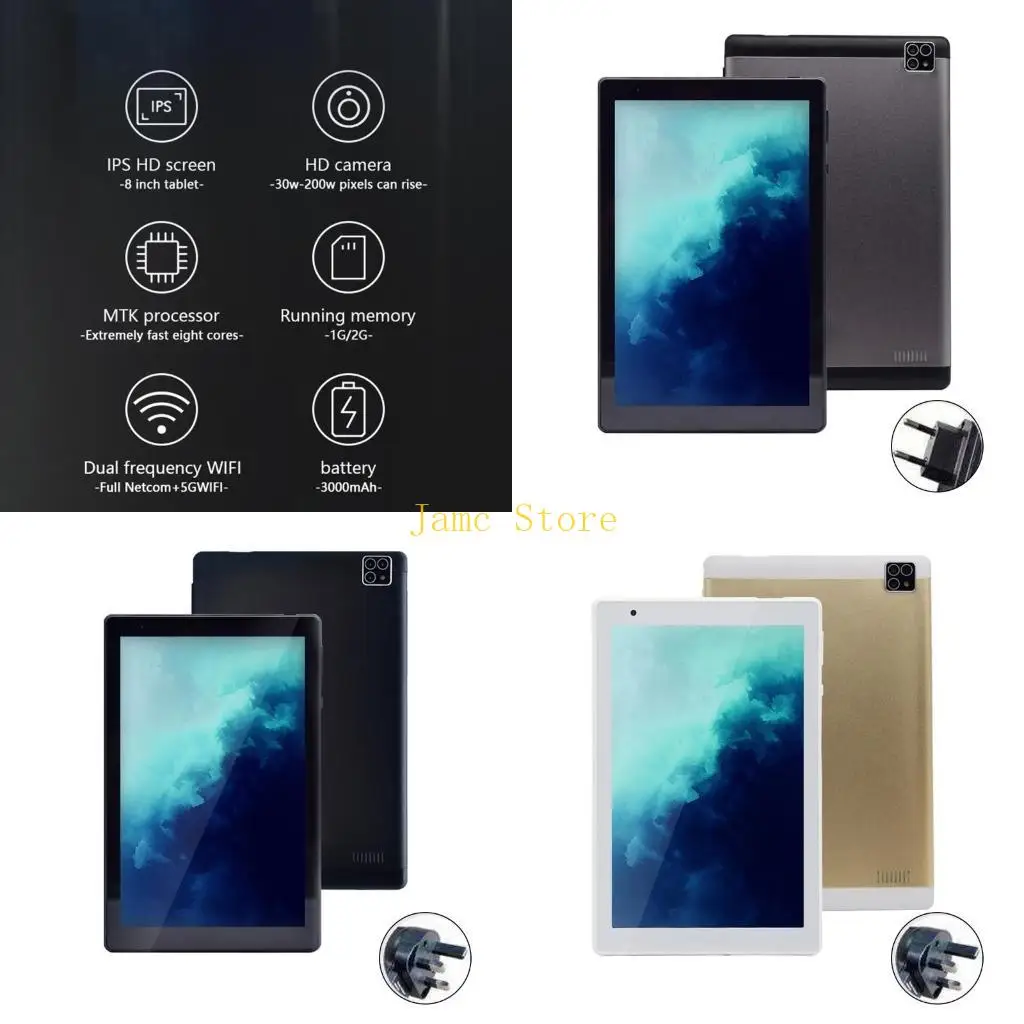 

LX0B 8-дюймовый планшет 32 ГБ ПК Android 8500 мАч 8-ядерный планшет с IPS несколькими языками