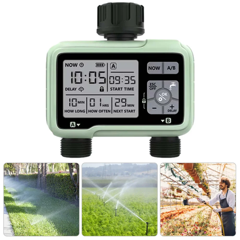 

Ball Valve Water Timer Automatic Irrigation Timer Battery Operated Irrigation Device Timer System Irrigation Controller