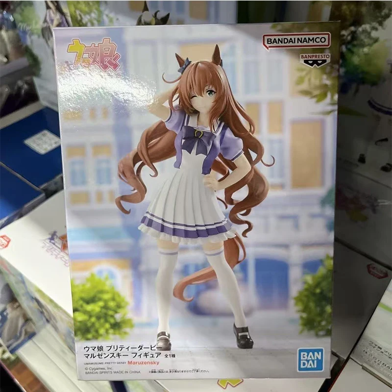 Original en Stock Bandai Umamusume: Pretty Derby Maruzensky figura de acción de Anime modelo de Pvc juguetes coleccionables 18Cm regalos de cumpleaños