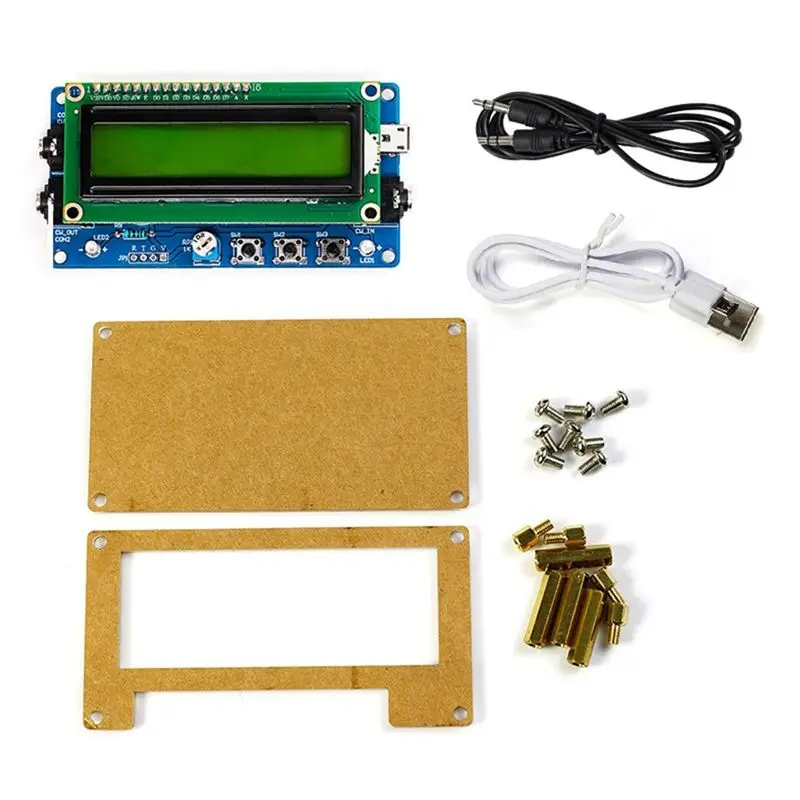 ABLU-New Upgraded HU-069B CW Morse Code Decoder Trainer Parts Electronic DIY Circuit Board Welding Practice Kit