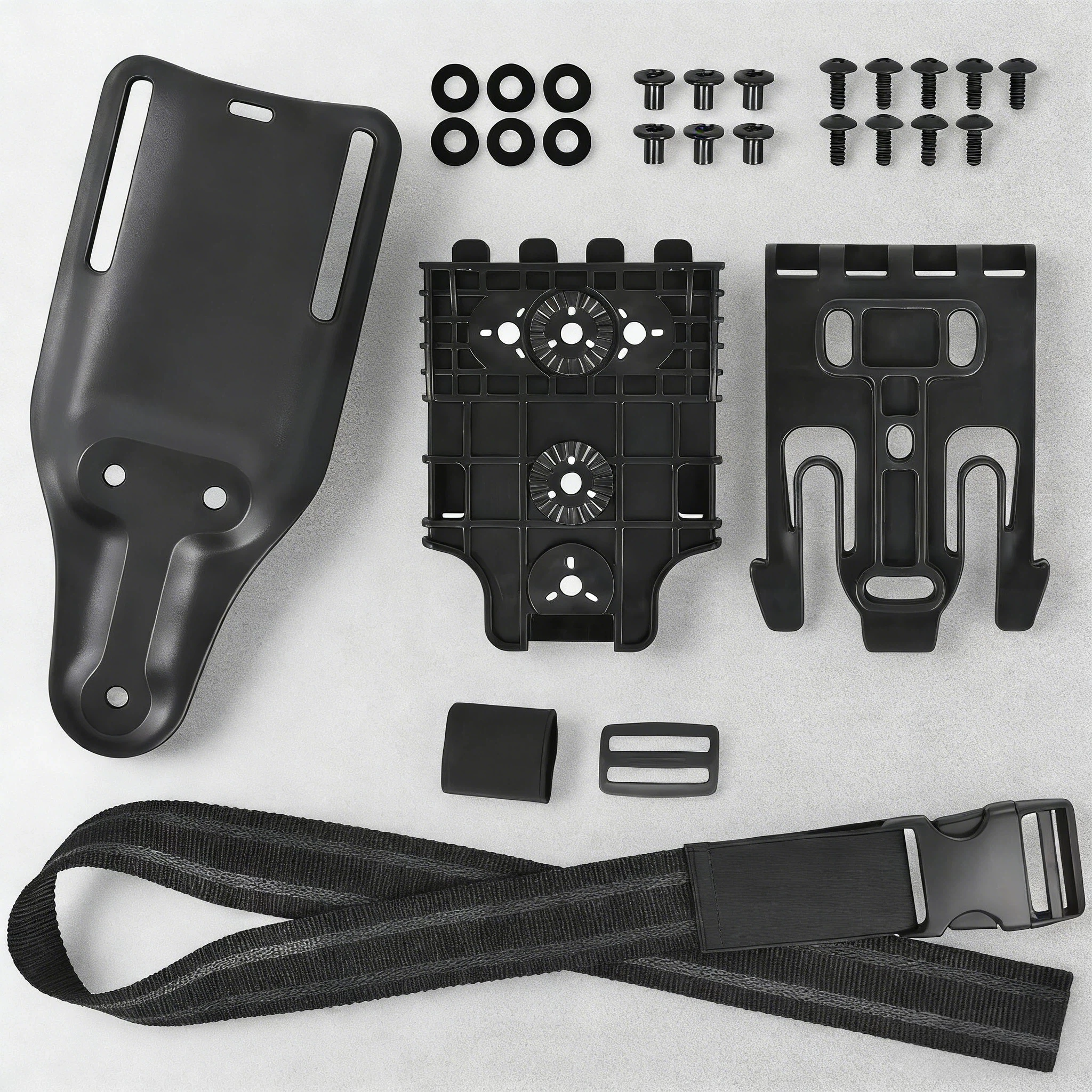 

Тактическая кобура для оружия на бедро, комплект из 3 предметов, быстросъемная система с длинной поясной панелью для активного отдыха