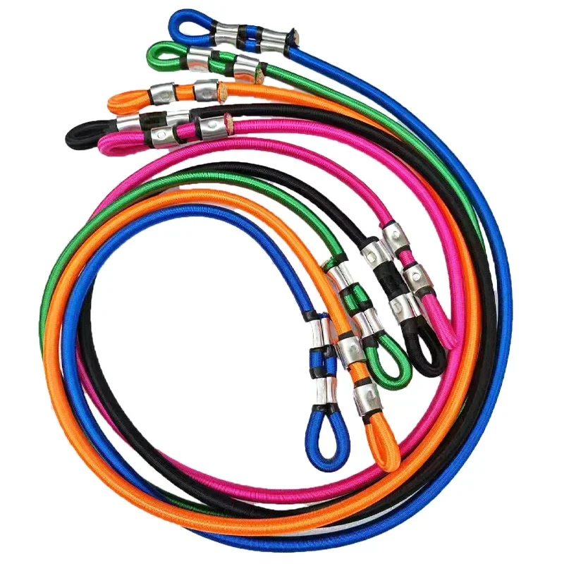 Factory Direct Bungee Trampoline Accessory Bungee Cords  Elastic String Cord Jump Point Shock Cord Diameter Elastic Bungee Cord
