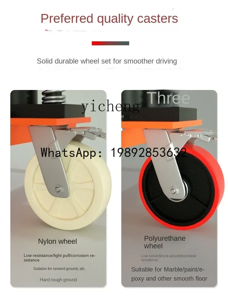 شاحنة طبلة الزيت الهيدروليكي اليدوية مقاس A3، أداة رافعة شوكية يدوية خاصة لسحب طبلة الحديد والطبل البلاستيكي #3